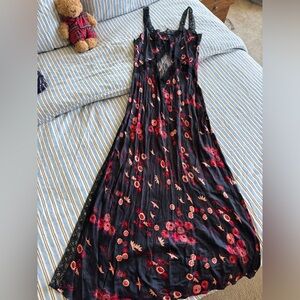 Anthropologie lace maxi nightgown dress